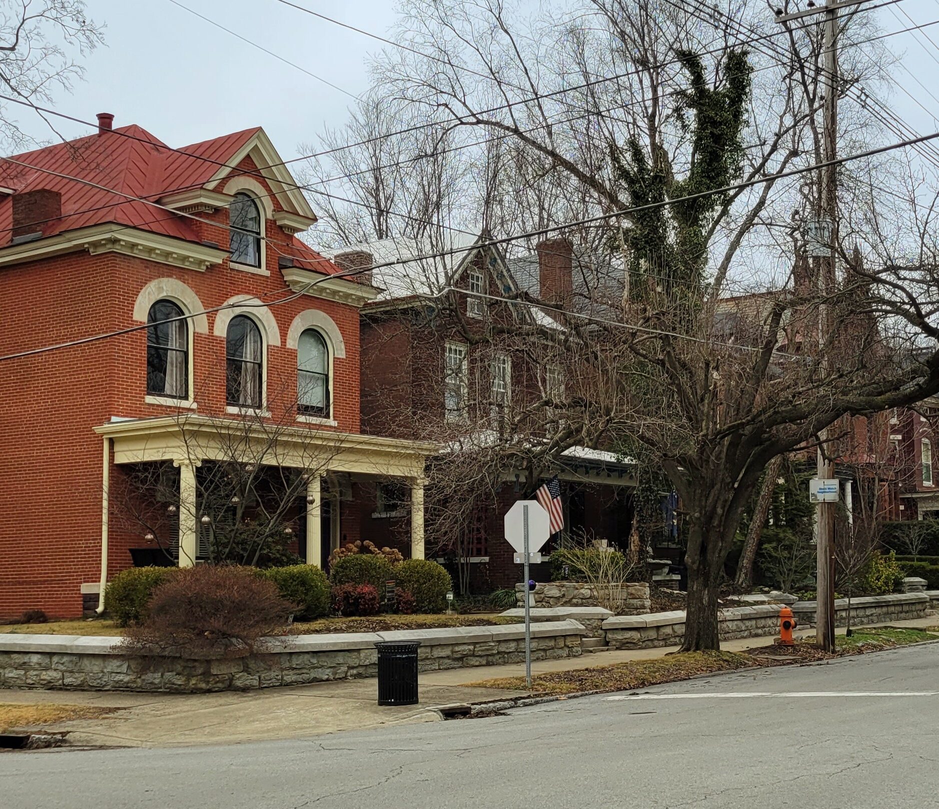 Highland Avenue and Edward Avenue facing northeast
