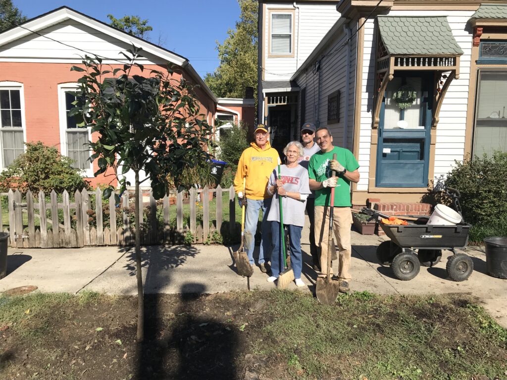 Neighborhood tree planting